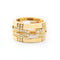 Bague 52 Bulgari Parentesi - Bague en or jaune et diamants 58 Facettes 632A26_M