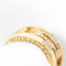 Bague 52 Bulgari Parentesi - Bague en or jaune et diamants 58 Facettes 632A26_M