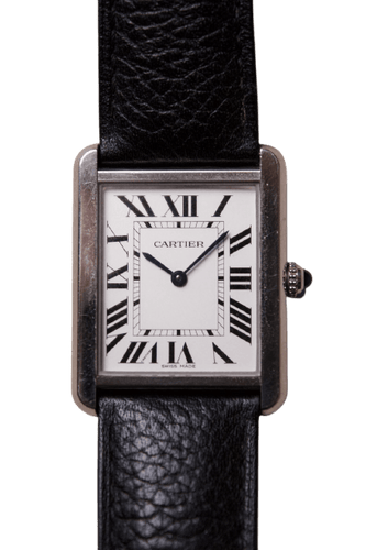 Montre Cartier Tank Solo - Montre en acier 58 Facettes MONTRE-010