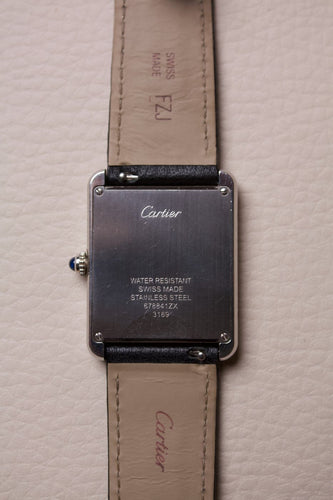 Montre Cartier Tank Solo - Montre en acier 58 Facettes MONTRE-010