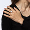 Bague 54 Bague victorienne « Man in the Moon » en or jaune 14k, pierre de lune 58 Facettes G13683