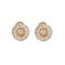 Chopard Happy Diamonds - Yellow gold and diamond earrings 