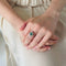 Bague 58 Bague marguerite ovale en or rose, platine, émeraude et diamants 58 Facettes LMB-386