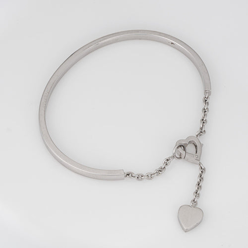 Bracelet Cartier Mon Amour - Bracelet jonc en or blanc 18 carats et diamant, taille 15 58 Facettes G13890