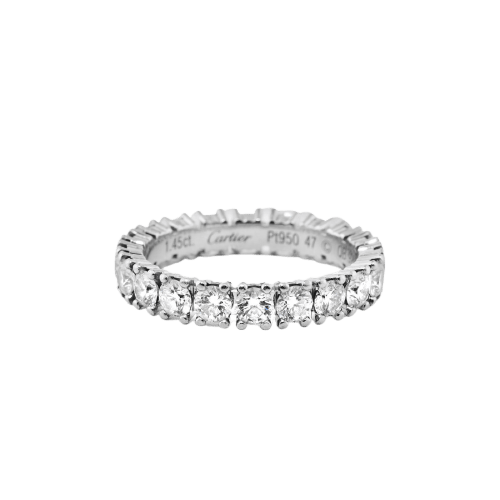 Cartier Bestimmt für Ehering in Platin und Diamanten 