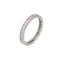 Bague 54 Bague alliance édouardienne ancienne en platine 900 et diamants, taille 54 58 Facettes G13921
