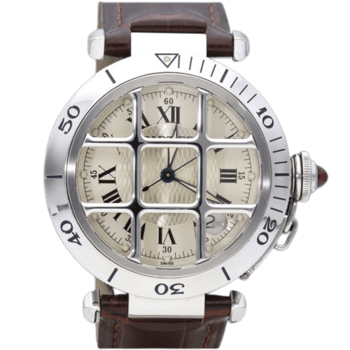 Montre Cartier Pasha - Montre en acier 58 Facettes MT47455
