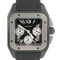 Montre Cartier Santos 100 - Montre chronographe en acier 58 Facettes MT47606