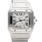Montre Cartier Santos Galbée - Montre en acier 58 Facettes MT47626
