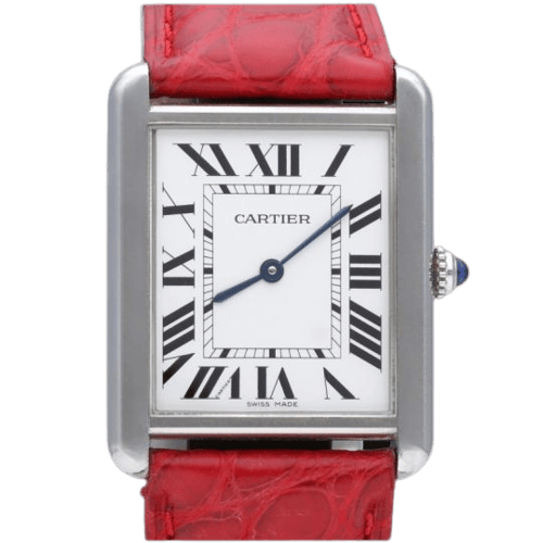 Montre Cartier Tank Solo - Montre en acier 58 Facettes MT47641