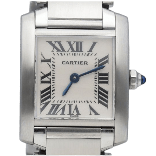 Montre Cartier Tank Française - Montre en acier 58 Facettes MT47644