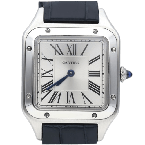 Montre Cartier Santos Dumont - Montre en acier 58 Facettes MT47671