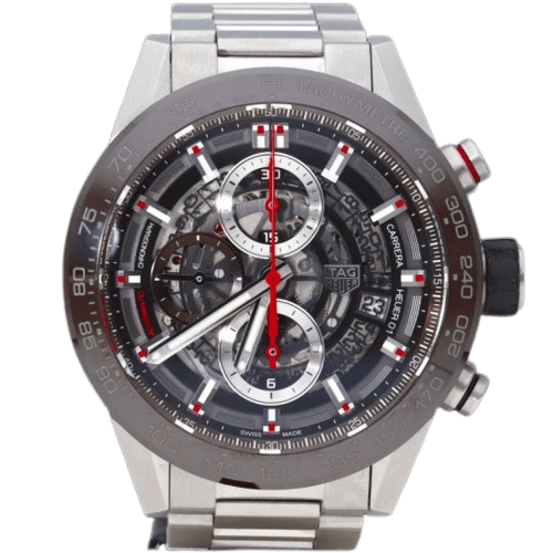 TAG Heuer Carrera - Calibre Heuer 01 watch in steel 