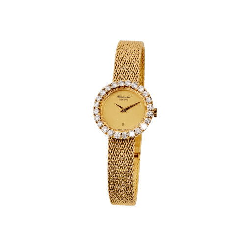 Chopard - Orologio vintage in oro giallo e diamanti 