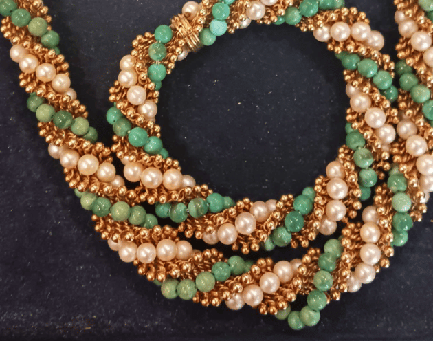 Van Cleef & Arpels Twist - Parure en or jaune et turquoises 58 Facettes 58FC63
