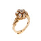Bague Bague victorienne ancienne en or jaune 14k et diamants 1,50 ct 58 Facettes G13722