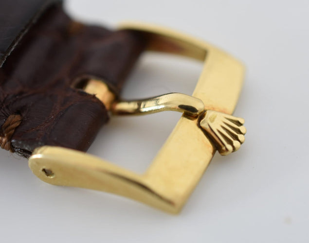 Rolex Oyster Perpetual Date Ovettone - Montre en or jaune 14 carats 58 Facettes RO-800