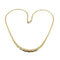 Collier Collier maille haricot en or jaune 18 carats 58 Facettes Collier maille haricot en or 18 carats