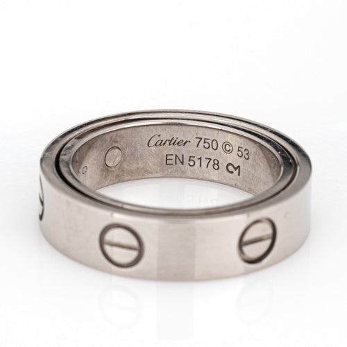 Bague 53 Cartier Love Secret - Bague en or blanc 18 carats taille 53 58 Facettes G13772