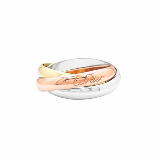 55 Cartier Trinity Classique - Bague trois anneaux en trois ors 58 Facettes 35843