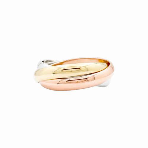 55 Cartier Trinity Classique - Bague trois anneaux en trois ors 58 Facettes 35843