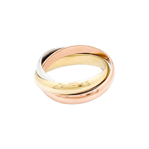 55 Cartier Trinity Classique - Bague trois anneaux en trois ors 58 Facettes 35843