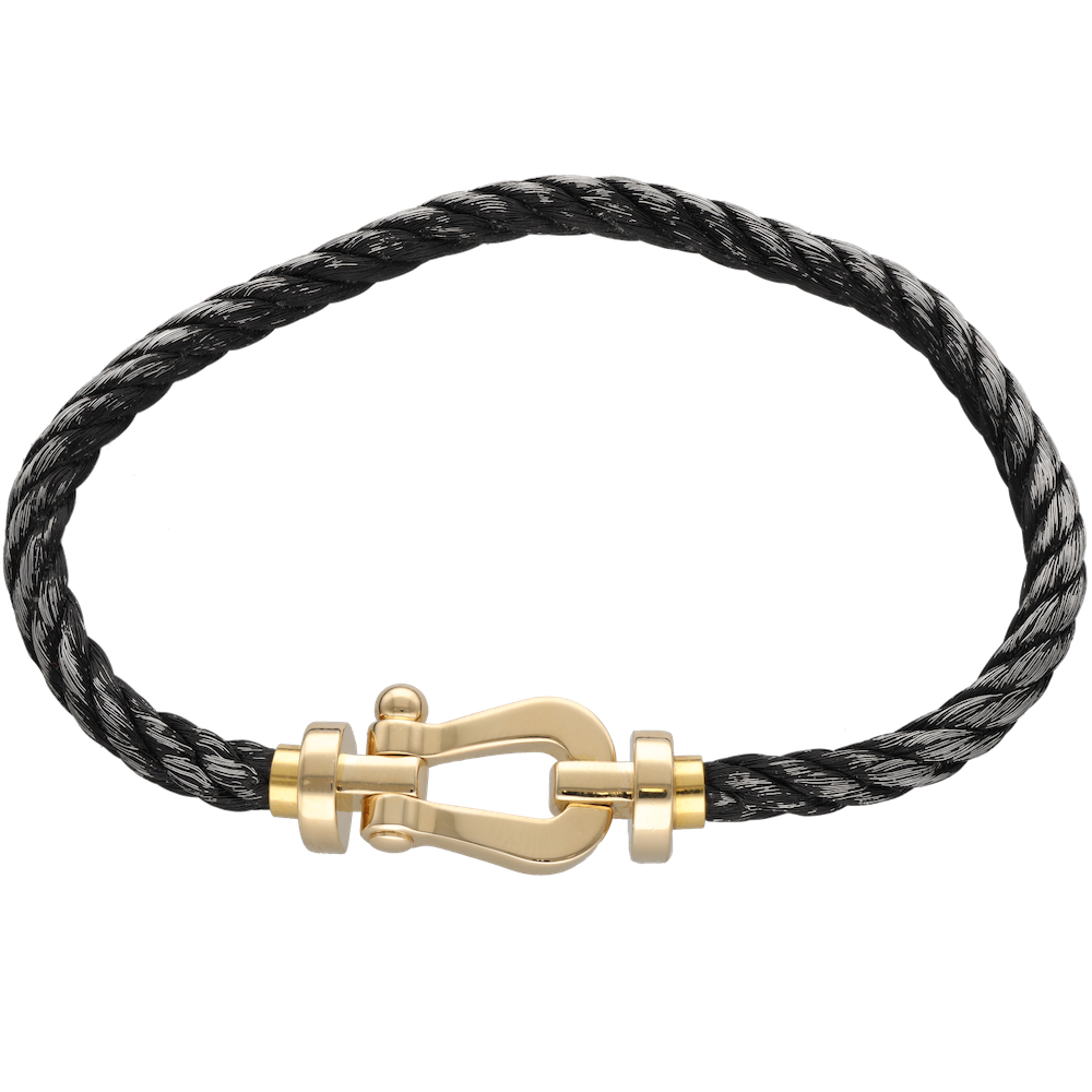 Fred Force 10 - Large Model Bracelet in 18k yellow gold - 58 Facettes