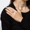 Bague 55 Art déco - Bague carrée en platine 900, diamants et rubis, années 1920 58 Facettes G14072