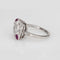 Bague 55 Art déco - Bague carrée en platine 900, diamants et rubis, années 1920 58 Facettes G14072
