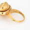 Bague 49 A Castelo - Bague spinner cinétique vintage en or jaune 18 carats et diamant 58 Facettes G14028