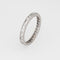 Bague 48 Bague alliance éternité ancienne française en platine 900 et diamants 58 Facettes G14048