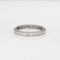 Bague 48 Bague alliance éternité ancienne française en platine 900 et diamants 58 Facettes G14048