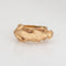 Bague 59 Bague panthère vintage en or jaune 14k, pierres rouges 58 Facettes G14085