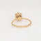 Bague Bague tulipe vintage en or jaune 14 carats, saphirs et diamant 58 Facettes G14094