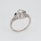 Bague 52 Bague Art déco - Bague en or blanc 14k avec diamant et saphirs 58 Facettes G1105