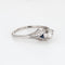 Bague 52 Bague Art déco - Bague en or blanc 14k avec diamant et saphirs 58 Facettes G1105