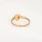 Bague Bague cœur victorienne ancienne en or jaune 18 ct et perles 58 Facettes G14131