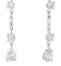 Boucles d'oreilles Boucles d’oreilles pendantes en or gris 18 carats et diamants 2,80 ct 58 Facettes BO183