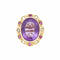 Bague 51 Bague Pompadour - Améthyste, saphirs roses et diamants en or rose 14 carats 58 Facettes B343
