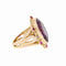 Bague 51 Bague Pompadour - Améthyste, saphirs roses et diamants en or rose 14 carats 58 Facettes B343