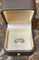 Bague 54 Alliance - Bague tour complet en or gris 18 carats saphirs jaunes et diamants 58 Facettes B387