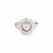Bague 53 Bague marguerite - Diamants en platine et or gris 18 carats 58 Facettes BD215