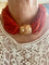 Collier Collier torsadé en or jaune 18 carats et corail 58 Facettes C161