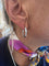 Boucles d'oreilles Créoles octogonales - Boucles d'oreilles en or gris 18 carats diamants 58 Facettes BO239
