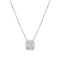 Collier Collier - Diamants effet taille émeraude en or gris 18 carats 58 Facettes C155