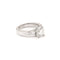 Bague 50 Solitaire - Bague diamant en or gris 18 carats 58 Facettes BD178