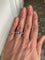 Bague 51 Bague saphir de Ceylan non chauffé 2,44 carats en or rose 18 carats 58 Facettes BSA78