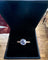 Bague 51 Bague saphir de Ceylan non chauffé 2,44 carats en or rose 18 carats 58 Facettes BSA78