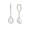 Boucles d'oreilles Boucles d'oreilles Montgolfières - Boucles d'oreilles en or gris 18 carats et diamants 58 Facettes BO132