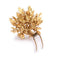 Broche Broche Chardon - Broche en or jaune 18 carats diamants 58 Facettes BRO71